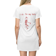 slept on by my haters white tee self worth underappreciated later haters on my grind rip haters getting the bag chicago t-shirt red bottoms t-shirt dress
