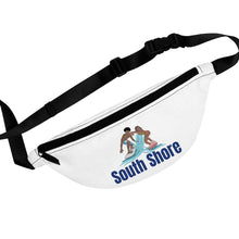 Load image into Gallery viewer, south shore chicago neighborhood south side chicago chicago fashion streetwear rainbow beach chicago hoodies historic black community black artists illustrator graphic fanny pack 

