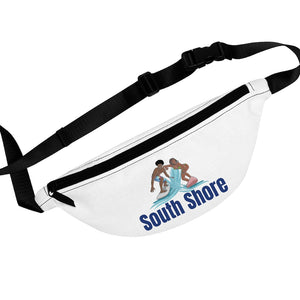 south shore chicago neighborhood south side chicago chicago fashion streetwear rainbow beach chicago hoodies historic black community black artists illustrator graphic fanny pack 
