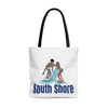 south shore chicago neighborhood south side chicago chicago fashion streetwear rainbow beach chicago hoodies historic black community black artists illustrator graphic tote bag