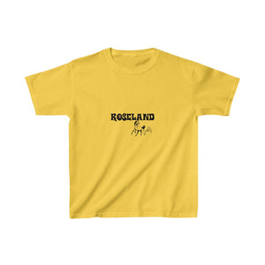 roseland chicago neighborhood far south side kids tee chicago hoodies chicago culture streetwear chicago kids fashion Dreadhead Cowboy kids t shirt yellow