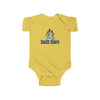 south shore chicago neighborhood south side chicago chicago fashion streetwear rainbow beach chicago hoodies historic black community black artists illustrator graphic baby onesie yellow
