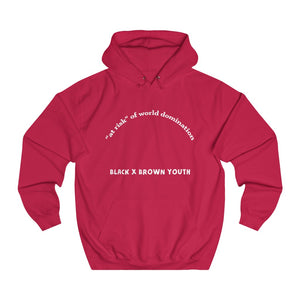 "At Risk" Text Unisex College Hoodie [multiple COLORS]