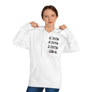 arctic white southside chi hoodie south side chicago chi city classic hoodie fancy lettering black letters chicago hoodies