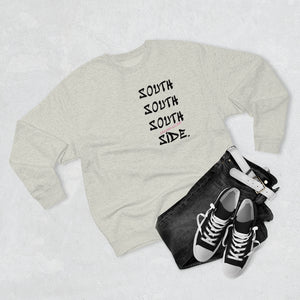 jeans sneakers fashion belt southside chi sweatshirt south side chicago chi city classic hoodie fancy lettering activewear