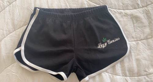 cannabis marijuana green leaf summer black shorts white trim chicago hoodies 