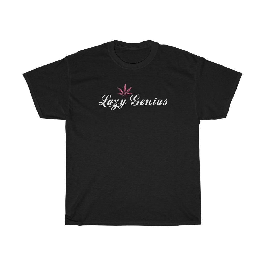 cannabis marijuana pink leaf black cotton tee chicago hoodies lazy genius brand