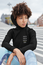 Load image into Gallery viewer, black girl with curly hair chicago south side hoodie chicago hoodies chicago all day
