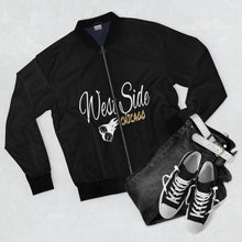 Load image into Gallery viewer, West Side Chicago Cursive Bomber Jacket
