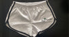 white cannabis marijuana green leaf summer shorts chicago hoodies black trim