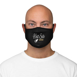 West Side Chicago Cursive Fitted Face Mask