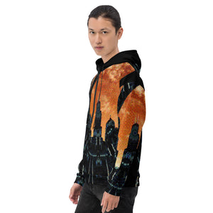 sears tower chicago skyline willis tower gotham city chi city hoodie graphic comic book throwback not for tourists chicago hoodies collection