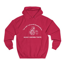 Load image into Gallery viewer, &quot;At Risk&quot; Graphic Unisex College Hoodie [multiple COLORS]
