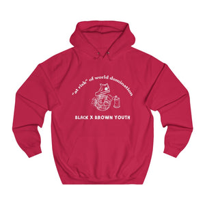 "At Risk" Graphic Unisex College Hoodie [multiple COLORS]