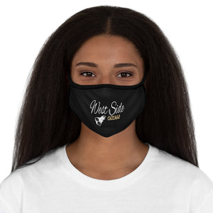 West Side Chicago Cursive Fitted Face Mask
