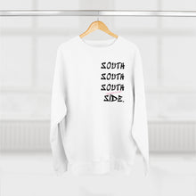 Load image into Gallery viewer, arctic southside chi sweatshirt south side chicago chi city classic hoodie fancy lettering activewear hanger
