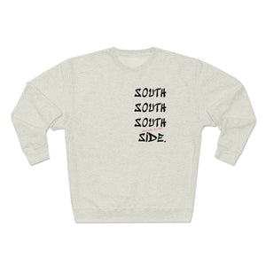 heather beige southside chi sweatshirt south side chicago chi city classic hoodie fancy lettering activewear