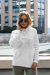 Map of Chicago White Hoodie