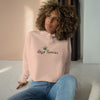 blush peach crop hoodie ladies 420 apparel chicago hoodies lazy genius brand 