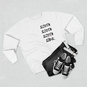 white fancy southside chi sweatshirt south side chicago chi city classic hoodie fancy lettering activewear