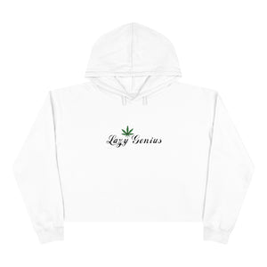 420 crop hoodie white lazy genius brand chicago hoodies cannabis marijuana leaf